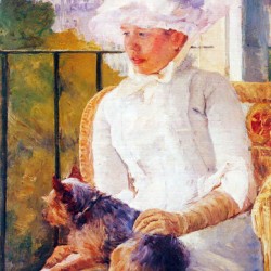 Lady with dog